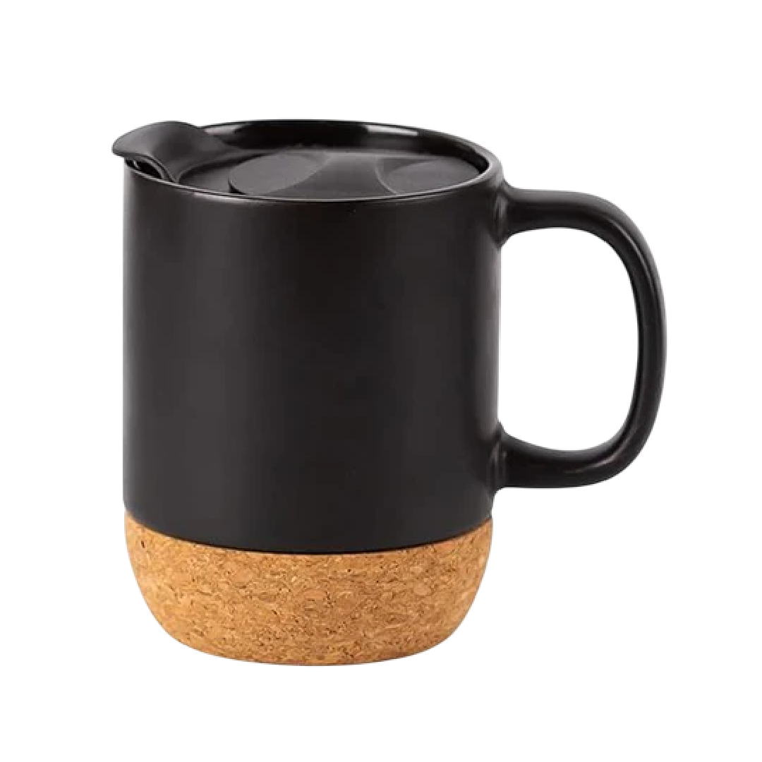 Barista Ceramic Mug With Cork Bottom