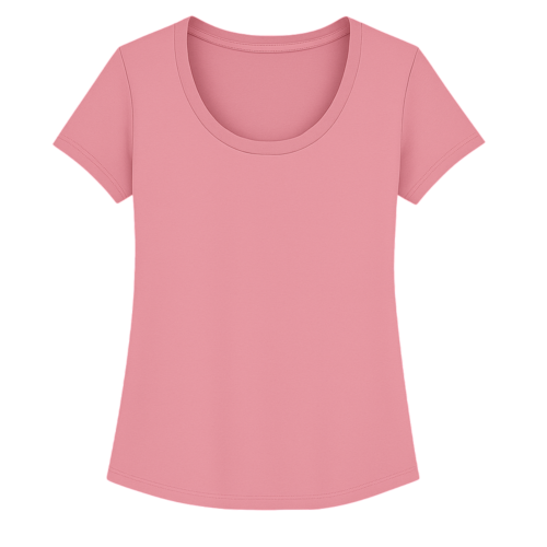 Scoop Neck Tee-Women's - S