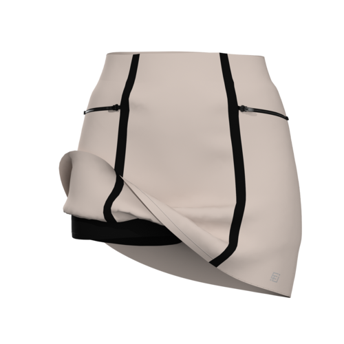 Grey-Highlight-Skort